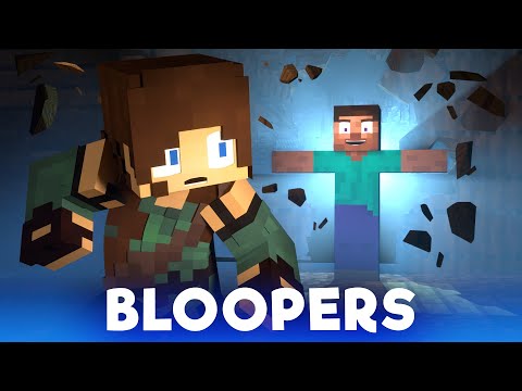 Squared Media - Dragon Egg: BLOOPERS Alex and Steve Life (Minecraft Animation)