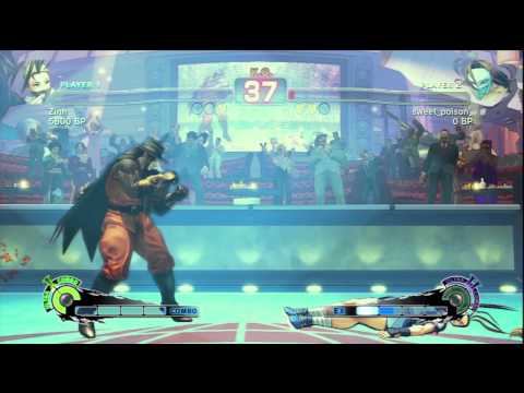 SFCCL: SSF4 - Sweet_Poison_ (Vega) vs Zinh (Ibuki)