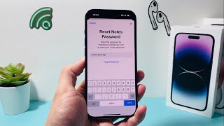 How to Reset Forgotten Notes Password on iPhone