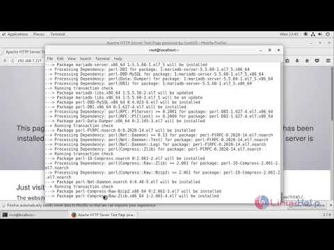 How to install lamp on centos 7.5 | LinuxHelp Tutorials