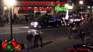 preview picture of video 'Bedford Parade of Lights 2013'