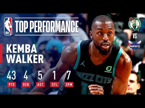 Kemba Walker Follows Up His 60 Point Performance with 43 POINTS  | November 19, 2018