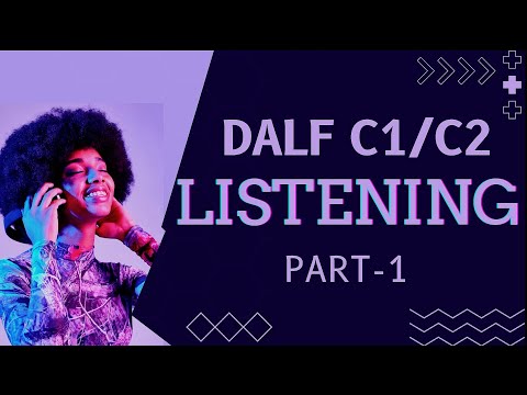 DELF C1/C2 PODCAST |  FRENCH LISTENING PRACTICE ADVANCED LEVEL [Part-1]