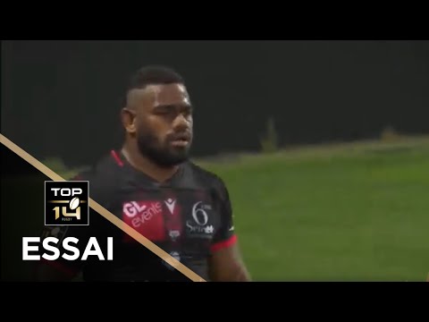 TOP 14 - Essai de Josua TUISOVA (LOU) - Lyon - Agen - J26 - Saison 2020/2021
