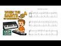 When The Saints Go Marching In Keyboard Lesson Easy Piano Tutorial For Beginners