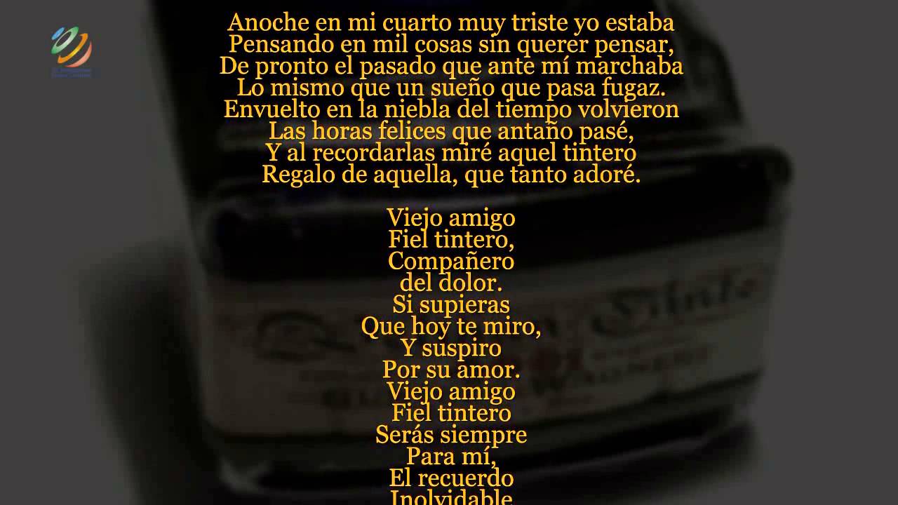 Juan D'arienzo - Viejo Tintero (Letra)