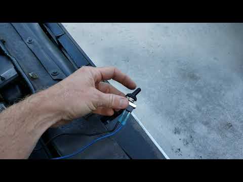 YouTube video about: How to wire a cooling fan to a toggle switch?