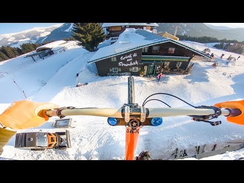 50ft Rooftop Gap On Snow - Behind the Scenes of Fabiolous Escape 2