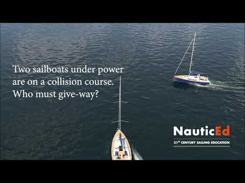 Sailing Rules Give-way for powerboats