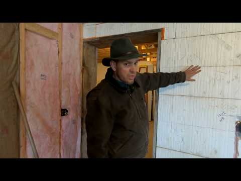 Insulating Basement Ceilings, Plumbing, Electrical, New Stove, Montana Homestead Part 14
