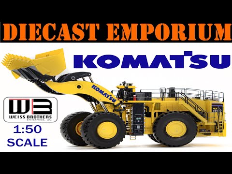 1:50 Scale Weiss Brothers Komatsu WE1850 Wheel Loader - Unboxing & Review