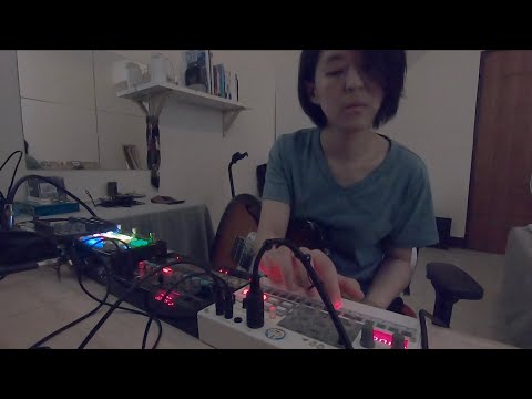 #9 Volca Sample, Volca FM, ZOIA, Boss RC300 (on the floor)