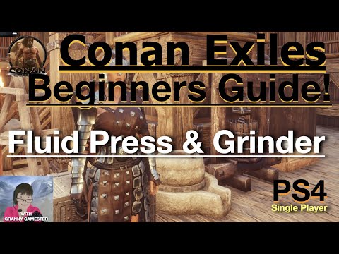 Fluid Press & Grinder - Conan Exiles Beginners Guide