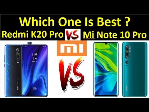 Xiaomi Mi Note 10 Pro (CC9 Pro) Vs Xiaomi Redmi K20 Pro | Comparison | By Mobile Comparison Master