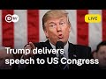 Full Speech: US President Trump addresses joint session of Congress | DW News