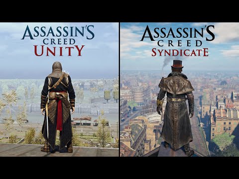 Assassin's Creed Unity vs Syndicate - Physics and Details Comparison