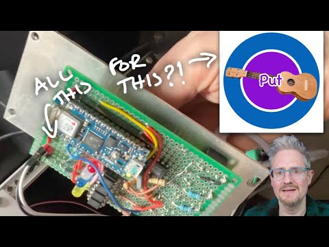 Making of my stupid ukulele bit #p5js #swift #arduino #bluetooth