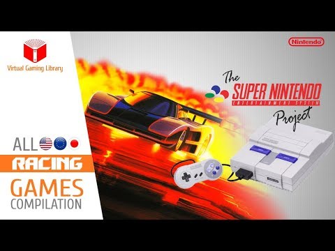 All SNES/Super Nintendo Racing Games Compilation - Every Game (US/EU/JP)