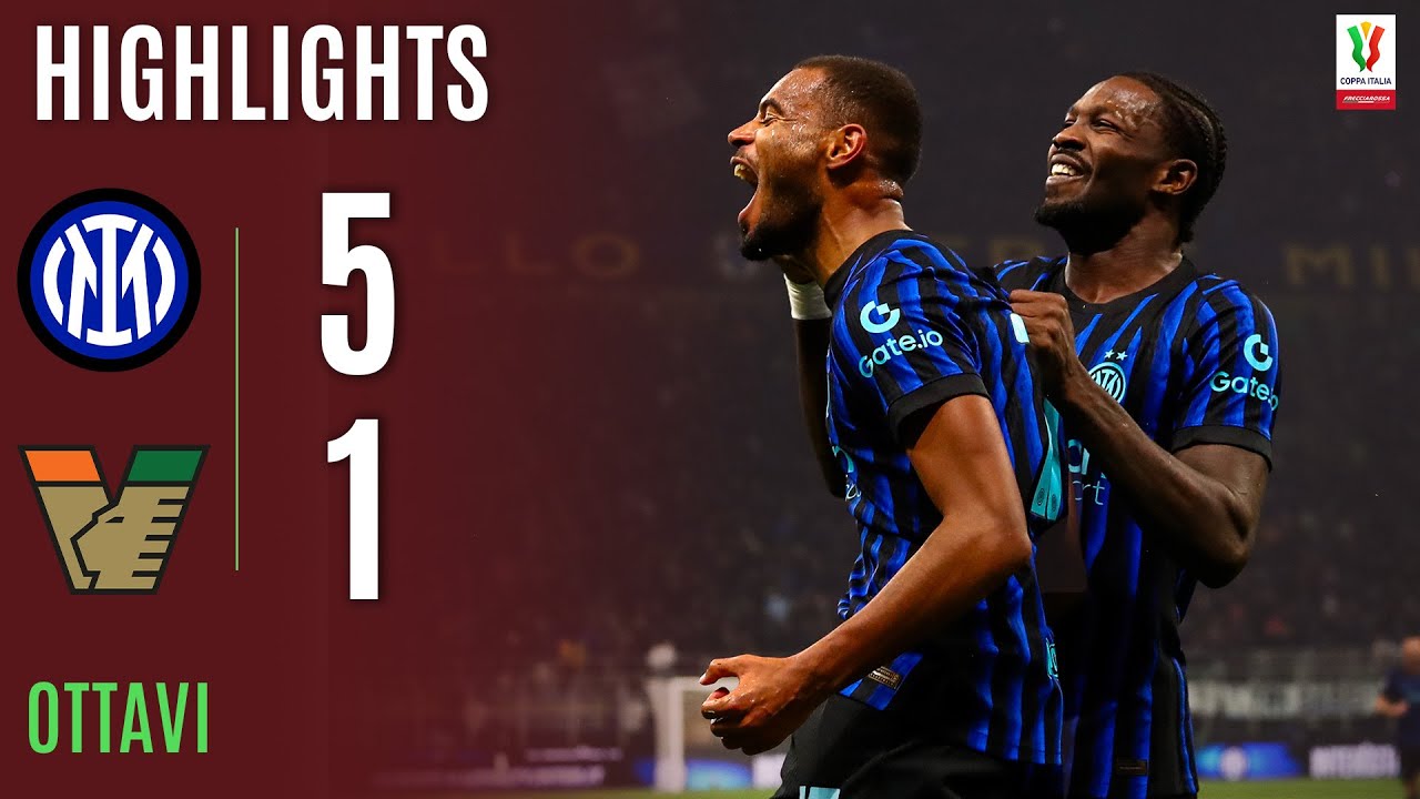 INTER-VENEZIA 5-1 | HIGHLIGHTS | OTTAVI | Coppa Italia Frecciarossa 2025/26