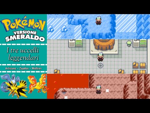 Catturiamo i tre uccelli leggendari ❄⚡🔥 / Pokémon Smeraldo un pò hackerato ITA