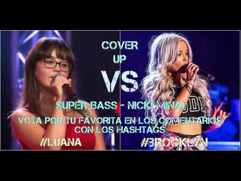 Luana TVKV vs Brooklyn TVUK - Super Bass De Nicki Minaj / competencia de covers (Cover-Up)