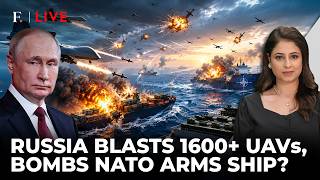 Putin's Deadly Kyiv Revenge Underway: Russian Fury Hits 31 Targets, Arms Ship Bombed| Firstpost Live
