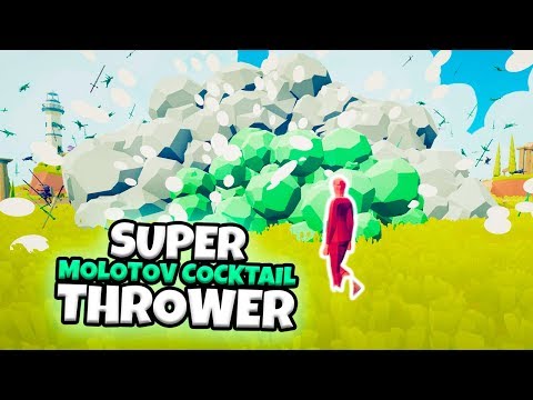 SUPER MOLOTOV COCKTAIL THROWER VS EVERY FACTION | TABS MODDED GAMEPLAY