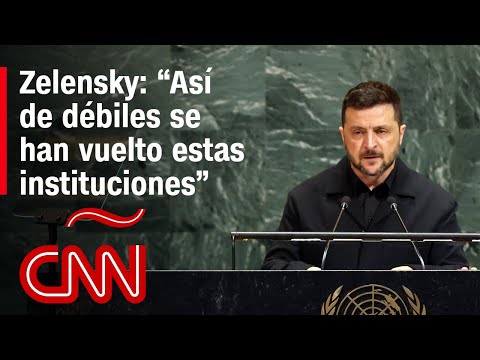 Discurso completo de Volodymyr Zelensky en la Asamblea de la ONU