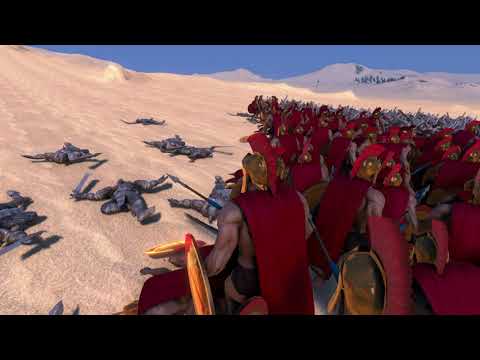 2500 Spartan, 2000 Archers and 5000 Romans vs 10000 Orc and 1000 Giant Orge Ultimate Epic Battle Sim
