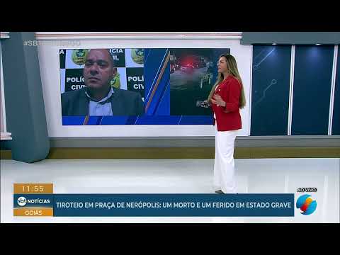 Tiroteio em praça de Nerópolis deixa um morto e um ferido