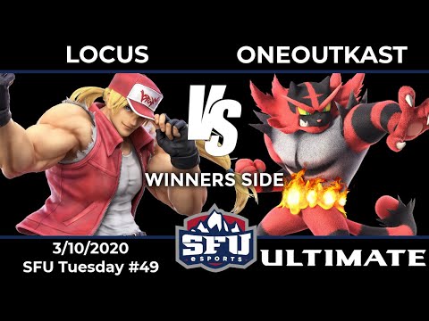 SFU Tuesday #49: Locus (Terry Bogard) vs OneOutkast (Incineroar) - Winners Round 3