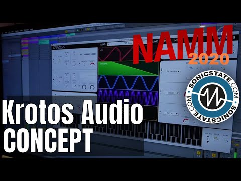 NAMM 2020   Krotos Audio Concept Synth - Audio as mod source!
