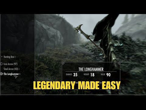 How to get the Strongest 2H weapon in Skyrim as soon as you Start a new game!
