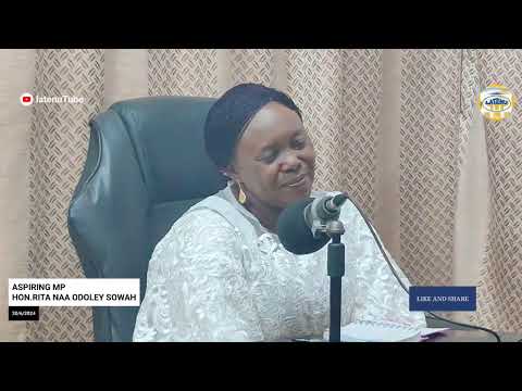 INCUMBENT MEMBER OF PARLIAMENT AND STILL CONTESTING.HON.RITA NAA ODOLEY SOWAH