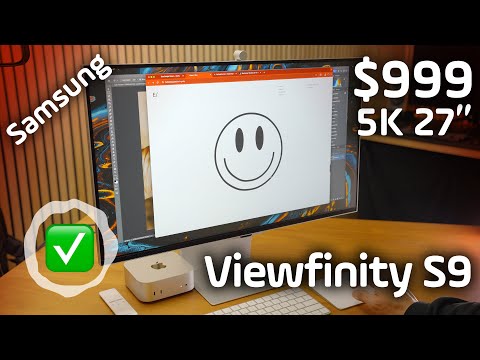 Best Display for M4 Mac Mini? ✅ Samsung ViewFinity S9 5K vs Apple Studio Display