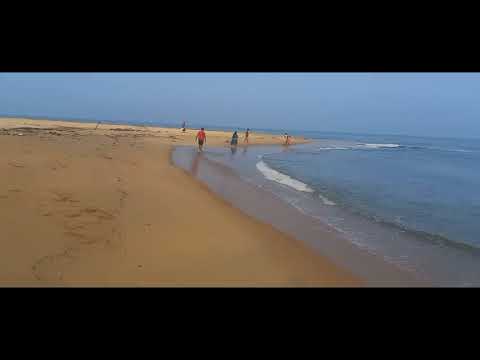 Canara Beach_Tunga River  and Arabian sea by Chandrasekhar