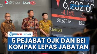 Guncangan IHSG Berujung Efek Domino, 5 Pejabat Kunci OJK dan BEI Kompak Lepas Jabatan