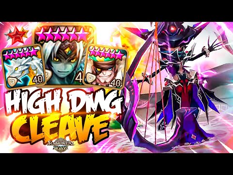 HIGH DMG CLEAVE Team with Lucifer+Vivachel Combo - Summoners War