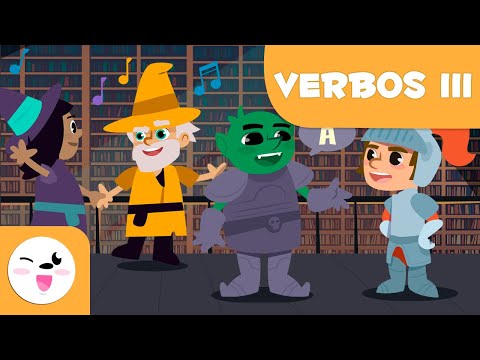 Los VERBOS para niños - Cocinar, estudiar, bailar, mirar.. -  Episodio 3