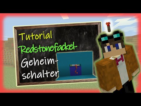 Redstone-Schule Folge 47 - Geheimschalter mit Redstone-Fackel - Tutorial