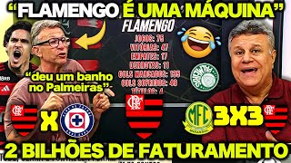 NETO RASGA ELOGIOS ao FLAMENGO e TÉO JOSÉ se RENDE ao MENGÃO e LARGA o AÇO no PALMEIRAS