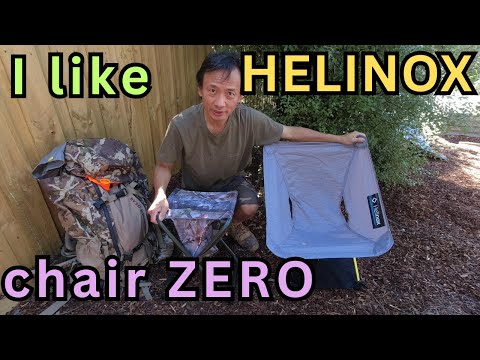 Helinox Chair ZERO for comfort on backpack hikes