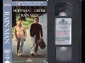 Opening Closing To Rain Man US VHS 1989