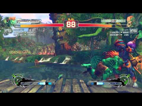 nonoGT75 [Blanka] vs kalugen [Dhalsim] USF4 Online Ranked Matches - Steam