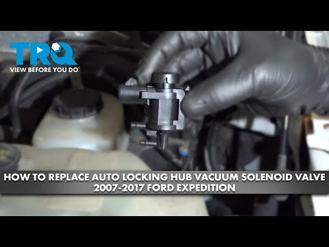 How to Replace Auto Locking Hub Vacuum Solenoid Valve 2007-2017 Ford Expedition