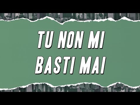 Lucio Dalla - Tu Non Mi Basti Mai (Testo)