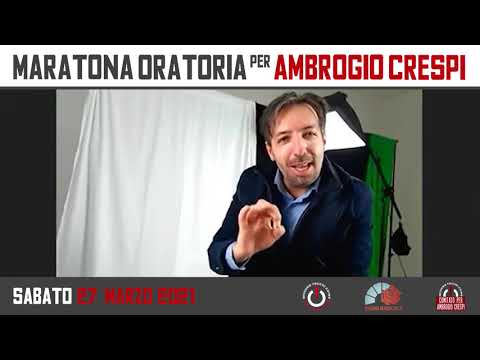 Francesco Barozzi - Maratona oratoria per Ambrogio Crespi