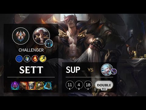 Sett Support vs Janna - EUW Challenger Patch 10.9