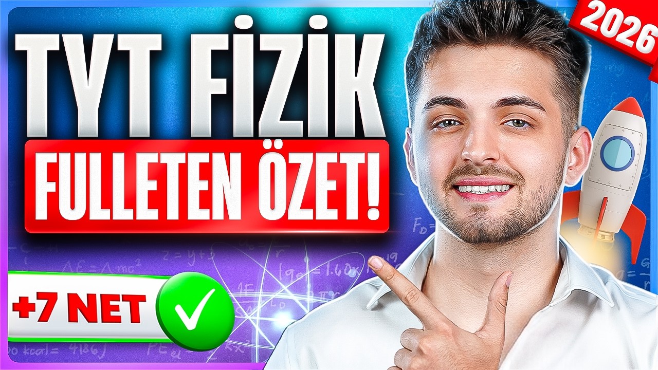 2026 TYT FİZİK FULLETEN SON TEKRAR! 🔥 | Garanti Gelecek Konular
