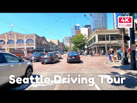 Driving Tour Seattle 4K - Washington - USA July 2022